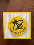 Post it Zettel "fleissiges Bienchen"