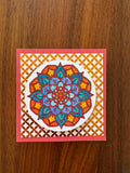 Post it Zettel Mandala