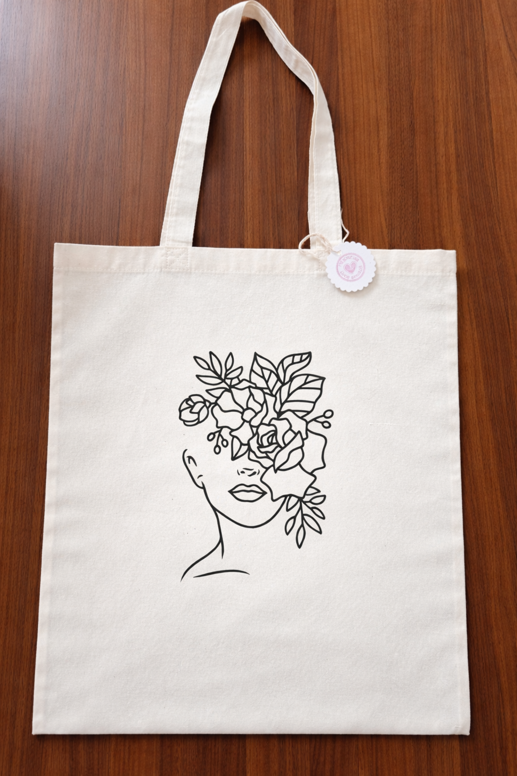 Tasche mit Gesicht