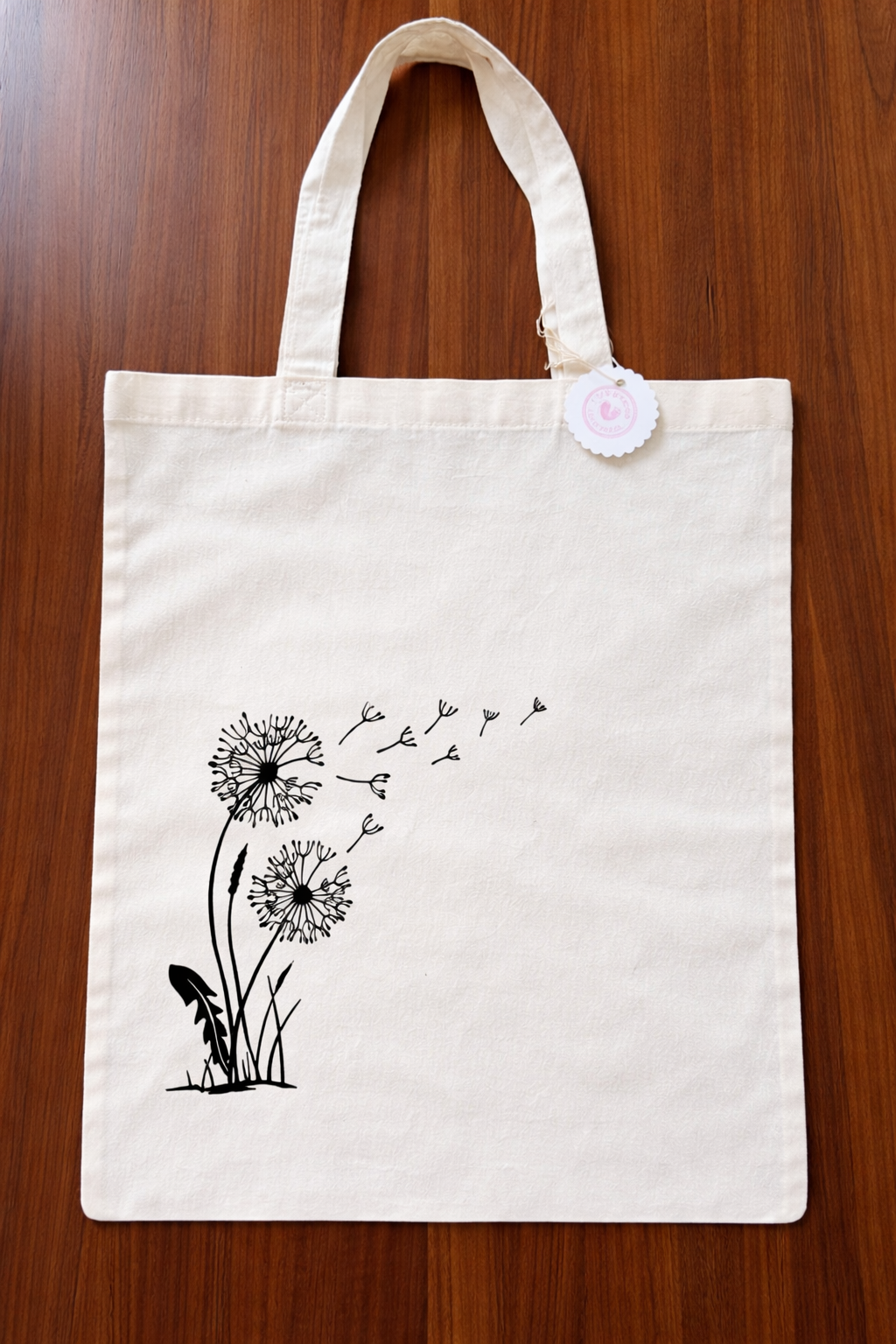 Tasche mit Pusteblume
