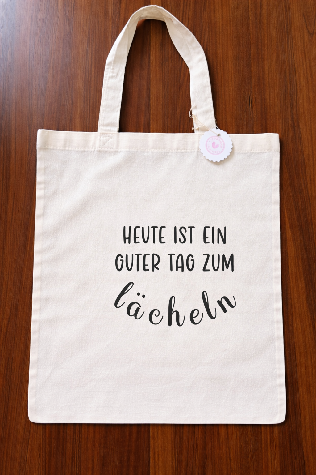 Tasche mit Spruch