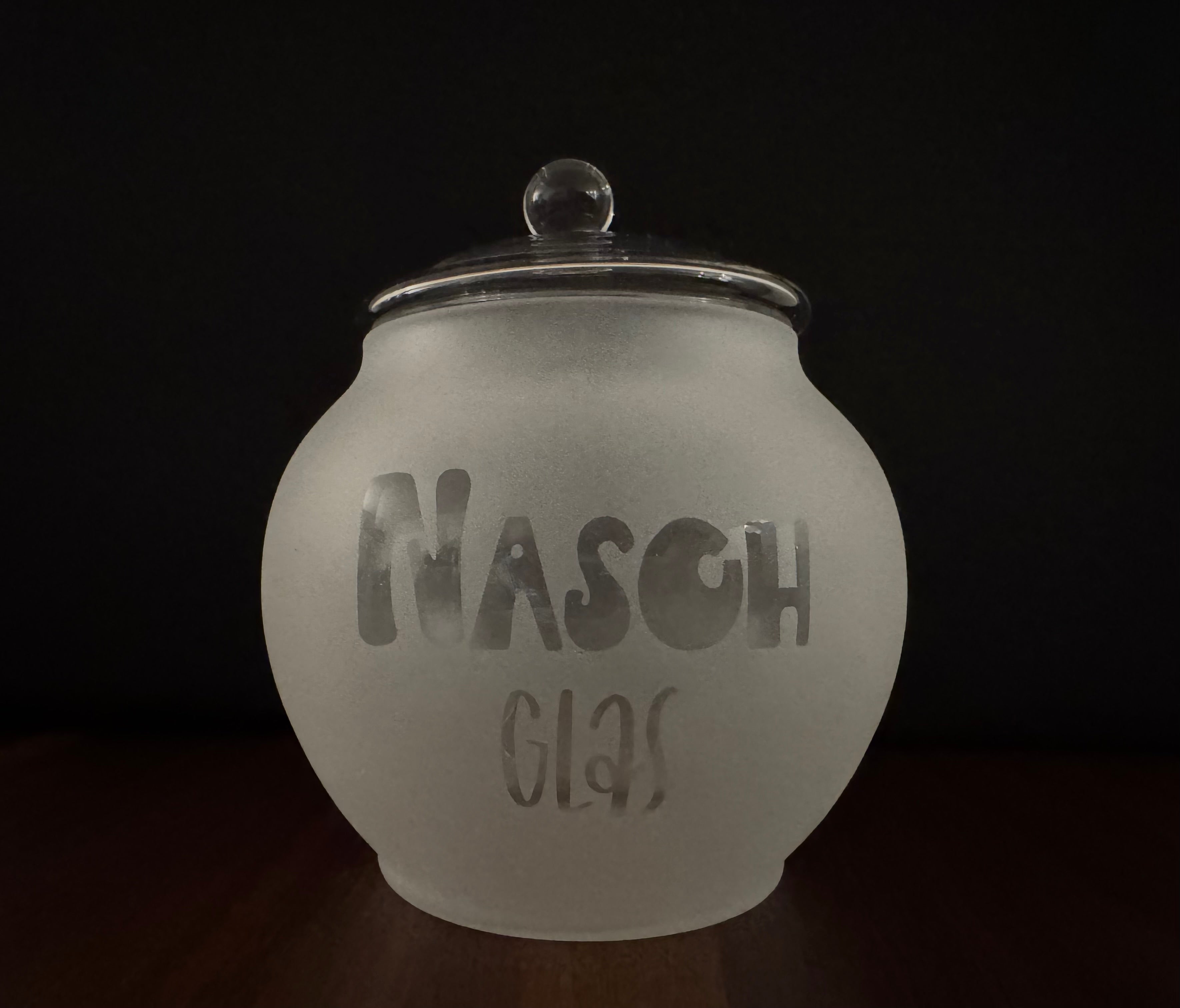 Naschglas rundlich