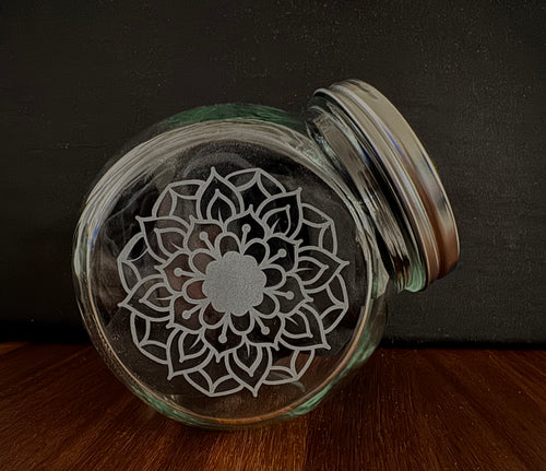 Aufbewahrungsglas Mandala