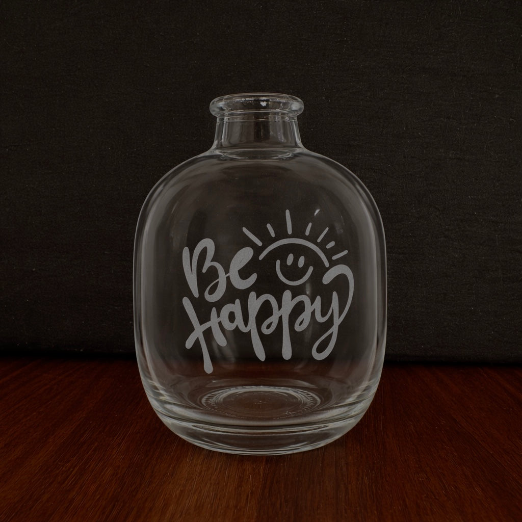 rundliche Vase be happy
