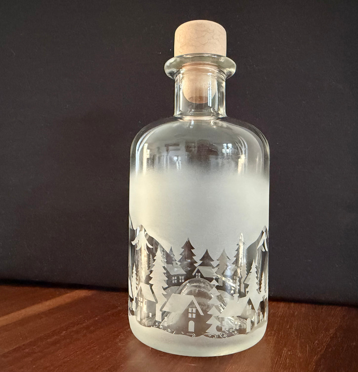 Flasche Winterdorf