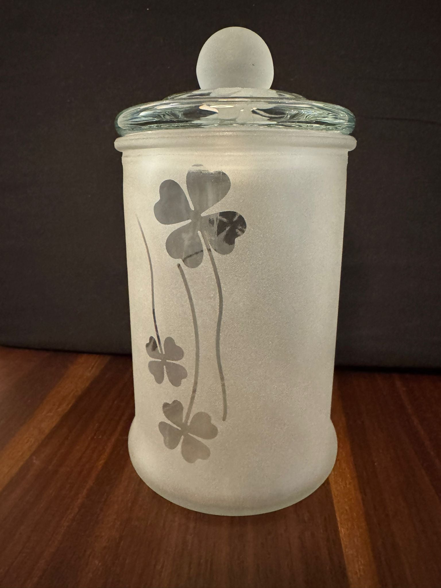 Aufbewahrungsglas Kleeblatt