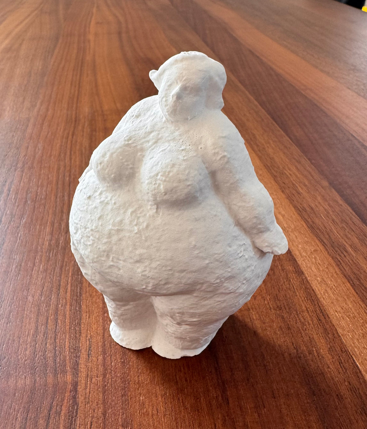 Geschenkidee dicke Frau mit Servietten